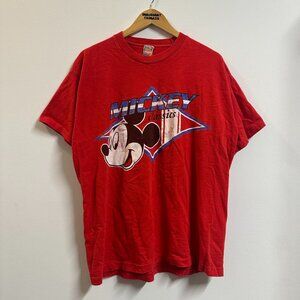 Vintage Disney Mickey Mouse Classic T-shirt Red Men's Size XL